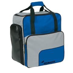 FUNKTION TOP Comfort Stiefel-/Wintersport-Tasche von BRUBAKER Skischuhrucksack Helmtasche in Blau Silber