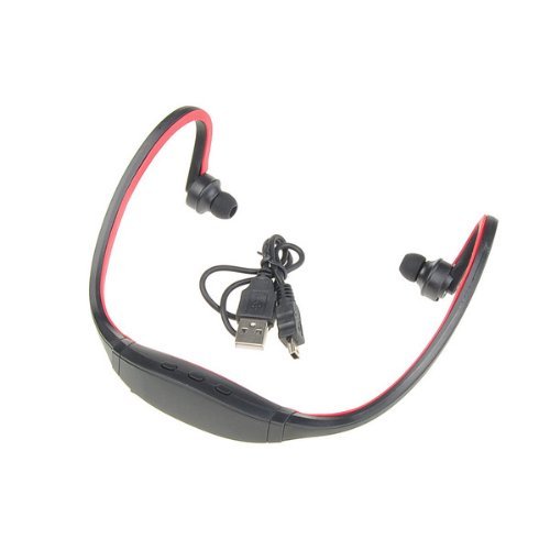 USB Sport Running MP3 Music Player SD Slot Handsfree Headset Headphone Earphone