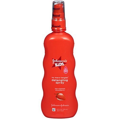 3 Johnson's Kids No More Tangles Detangling Spray Hair Strawberry 10 Oz