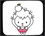 Mouse Pad with apple, kitten, cat, animal, feline