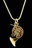 French Horn Necklace - Gold