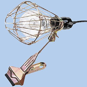 クリップランプ 連結コンセント付き LC-100