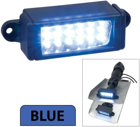 Perko Surface Mount Trim Tab Underwater Light - Blue