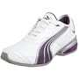 PUMA Women's Cell Minter II SL Running Shoe,White/Grape/Silver,6 B