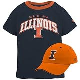 Illinois Fighting Illini Infant One on One Cap & Tee Combo