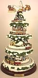 Thomas Kinkade Wonderland Express Animated Tabletop Christmas Tree With Train by Hawthorne Village