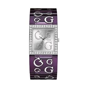 GUESS Purple Lucite Bracelet Watch by GUESS?
