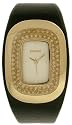 * DKNY Donna Karan Watch for Women * Model: NY4409 * Gold Tone * Black Leather Band