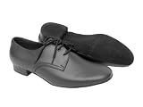 Men Latin Rhythm Salsa Signature S304 Blk Leather 1