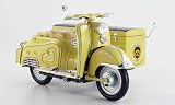 Zündapp Bella, mit Kastenseitenwagen, Bäckerei, Modellauto, Fertigmodell, Schuco 1:10
