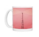 Radio mast with radio waves Photo Mugs