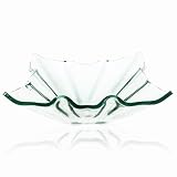 Decolav 1095-WH 17-Inch Square Natural Glass Vessel, White