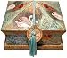 Punch Studio Love & Romance White Swan Soap Set In Pagoda Keepsake Box
