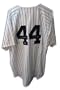Autographed Reggie Jackson New York Yankees Home Jersey Withhof 93 Inscription