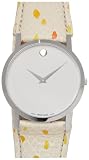 41xD7ltB0WL. SL160  Movado Womens 605702 Museum Genuine Python Leather Strap Watch