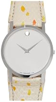 Movado Women's Museum Genuine Python Leather Strap Watch #0605702
