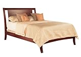 Modus Furniture Nevis California King Size Low Profile Sleigh Bed, Spice