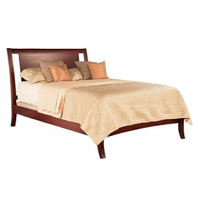 Modus Furniture Nevis Queen Size Low Profile Sleigh Bed, Spice by Modus Furniture