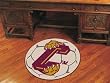 College of Charleston Soccer Ball 29" Round Floor Mat (Rug) - Charleston Cougars