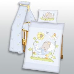 Herding 268550063 Babybettw�sche Jana Elefant, 40 x 60 cm + 100/135 cm, Biber