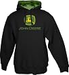 John Deere Logo Hooded Sweatshirt Black