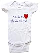 MADE IN RHODE ISLAND - RHODE ISLAND BABY - State-series - White, Blue or Pink Onesie / Baby T-shirt