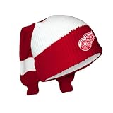 Detroit Red Wings Hockey Sockey Reversible Knit Hat Size One Size