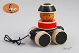 Go Go Toy Train Organic Wood Fair Trade Hand Made NEW !
