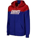 Reebok New York Giants Womens Football Full Zip Hooded Sweatshirt