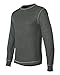 J America Men's Vintage Long-Sleeve Thermal T-Shirt M CHRL HTR/ VNT WH