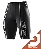 2XU Men's Compression Shorts (Black, Large)