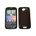 Original Melkco Silikon Case transparent-schwarz f&uuml;r HTC Desire