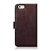 iPhone 6S Case, Terrapin [GENUINE LEATHER] iPhone 6S Case Executive [Brown] Premium Wallet Case with Card Slots & Bill Compartment Case for iPhone 6 / 6S - Brown