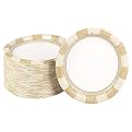 Medium-Weight Paper Plates - Sage (9")