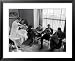 Hotel Northampton Barber Doing Business as Guests for Smith College Supper Dance Wait Their Turn Framed Art Poster Print by Alfred Eisenstaedt, 31x25