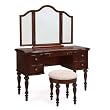 Marquis Vanity Mirror - Bench Cherry