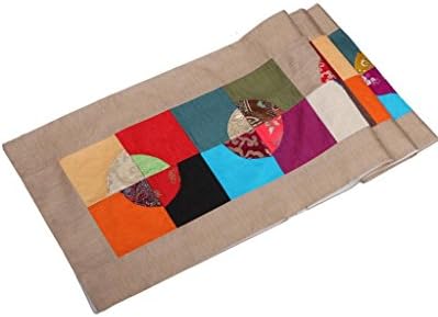 Old Beijing Luxury Damask Handmade Classic Table Runner 13"x80" Rectangular. One Piece.