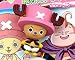ドラゴンボールZ×ONE PIECE(ワンピース) コラボ根付ストラップ チョッパーマン×魔神ブゥ: ジャンプ40周年記念コラボ!!