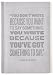 Quoted "Got Something To Say" Journal, Fully Embossed