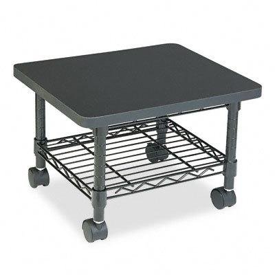 Safco 5206BL - Underdesk Printer/Fax Stand, 1-Shelf, 19w x 16d x 13-1/2h, Black-SAF5206BL On Sale