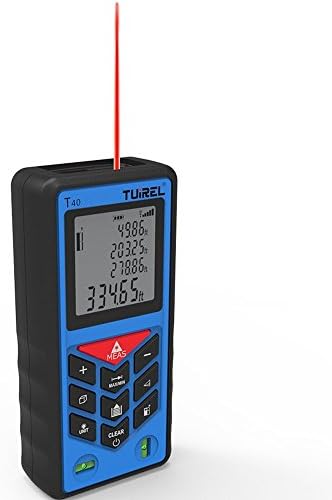 Laser Distance Measurer 131ft/40m Handheld Range Finder Meter Measuring Device Tool Tuirel T40