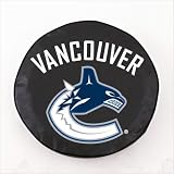 NHL Vancouver Canucks Tire Cover Color: Black, Size: Universal Large