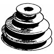 Chicago Die Casting 141-6 V-Step Cone Pulley
