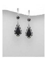 CZ Earrings In 92.5 Sterling Silver