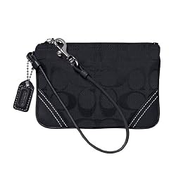 Coach Signature Wristlet Bag Case for IPOD 6f08 Black