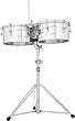 Latin Percussion LP257-S Tito Puente Stainless Steel Timbales, 14" & 15"