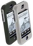 Scoshe iPhone skin dual pack with Screen Protector - Clear and Black