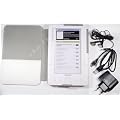 ASSISTANT AE-702 Mediareader // eBook-Reader in WEISS // 7 Zoll (17,7cm) TFT // 4GB // SD-Slot // G-Sensor // 2800mAh // VIDEOS / BILDER / MUSIK / EBOOKS // Zubeh�r (Tasche, Ohrh�rer, USB-Kabel, Netzteil)