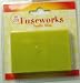 Fuseworks 90 COE Fusible Glass 4 Sheets 2x3 Inches Yellow Opalescent to Use with Fuseworks Microwave Kiln Fusing Kit Mix with Dichroic Glass