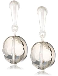 Kenneth Cole New York "Urban Marcasite" Faceted Bead Drop Earrings